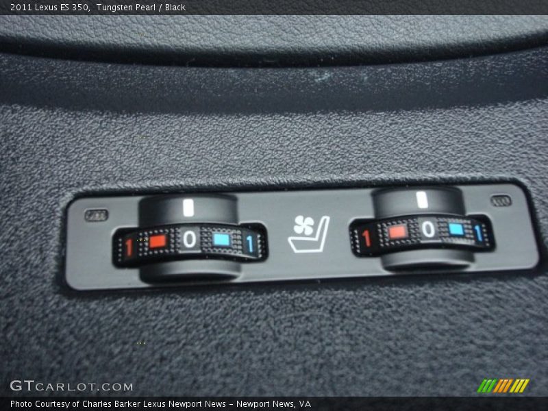 Tungsten Pearl / Black 2011 Lexus ES 350