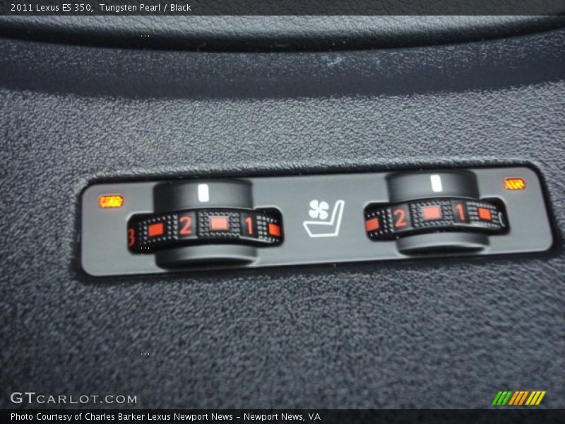 Tungsten Pearl / Black 2011 Lexus ES 350