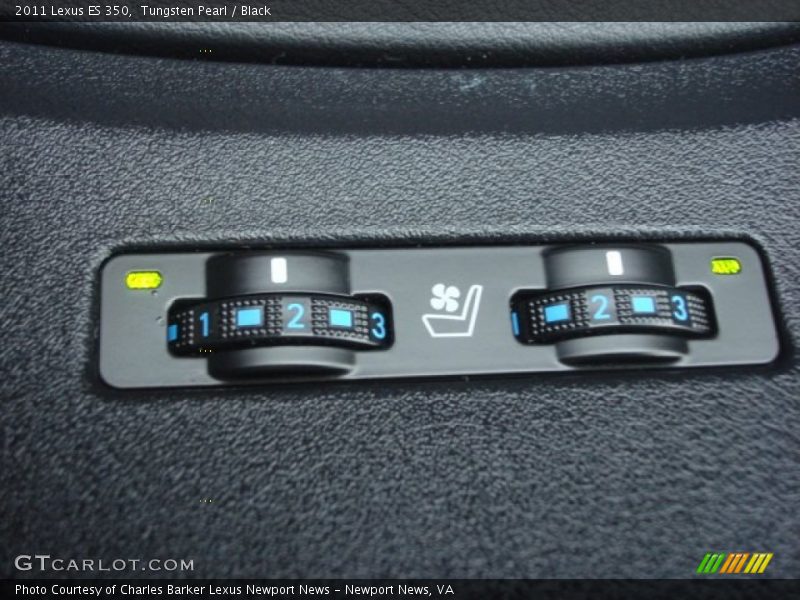 Tungsten Pearl / Black 2011 Lexus ES 350