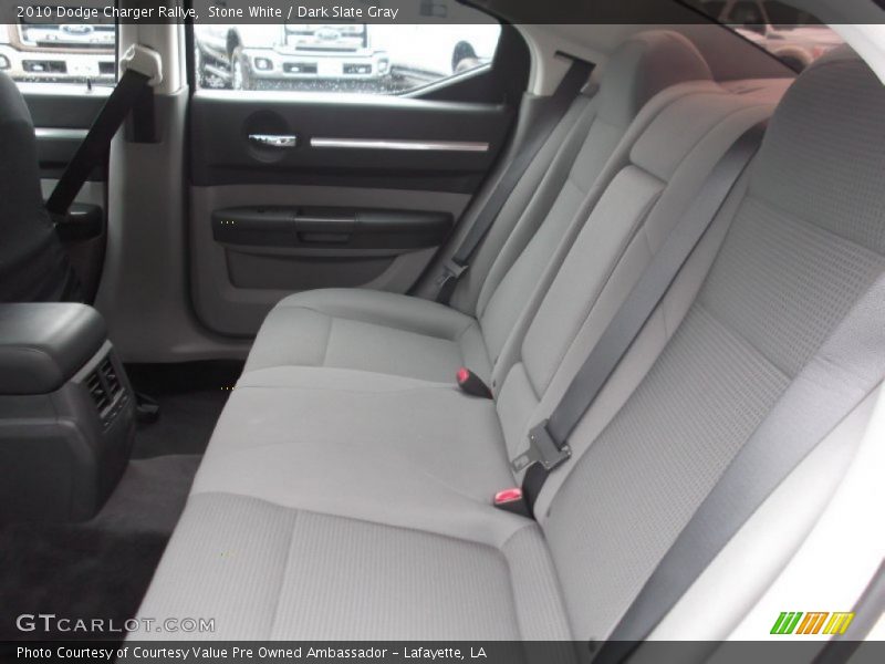 Stone White / Dark Slate Gray 2010 Dodge Charger Rallye