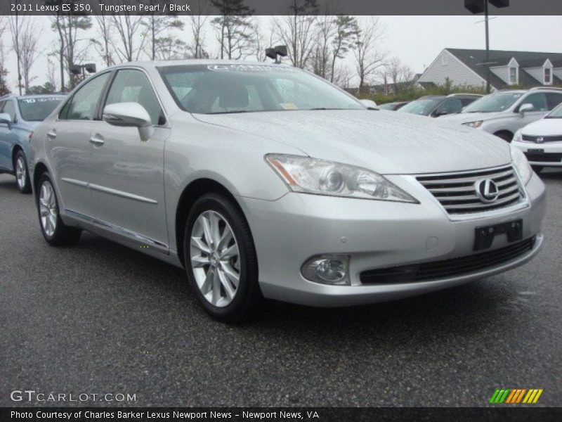 Tungsten Pearl / Black 2011 Lexus ES 350