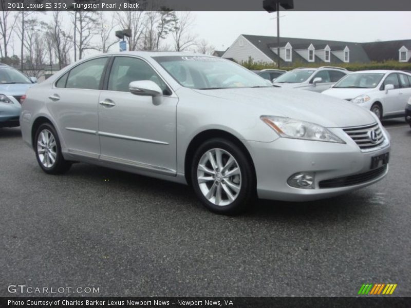 Tungsten Pearl / Black 2011 Lexus ES 350