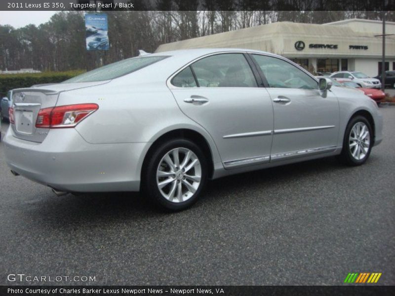 Tungsten Pearl / Black 2011 Lexus ES 350