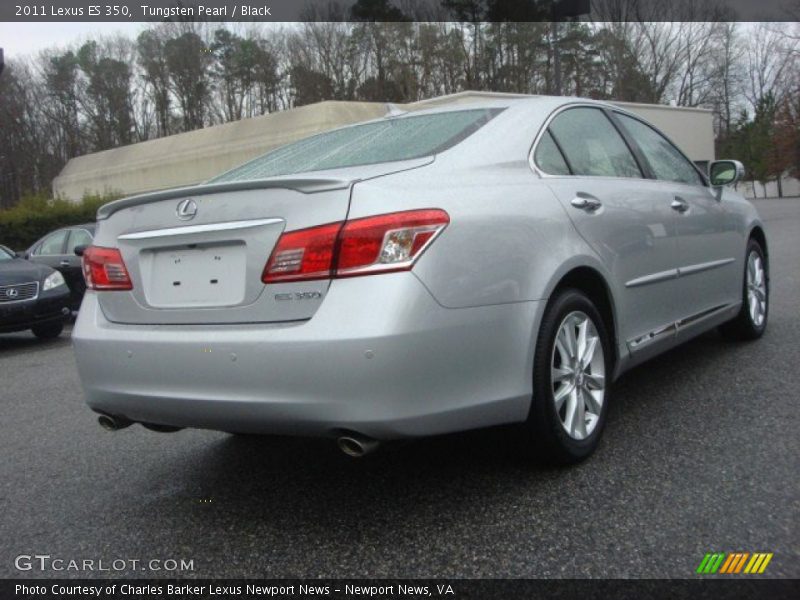 Tungsten Pearl / Black 2011 Lexus ES 350