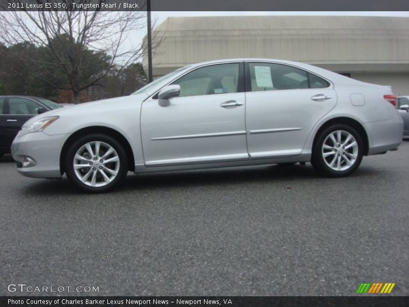 Tungsten Pearl / Black 2011 Lexus ES 350