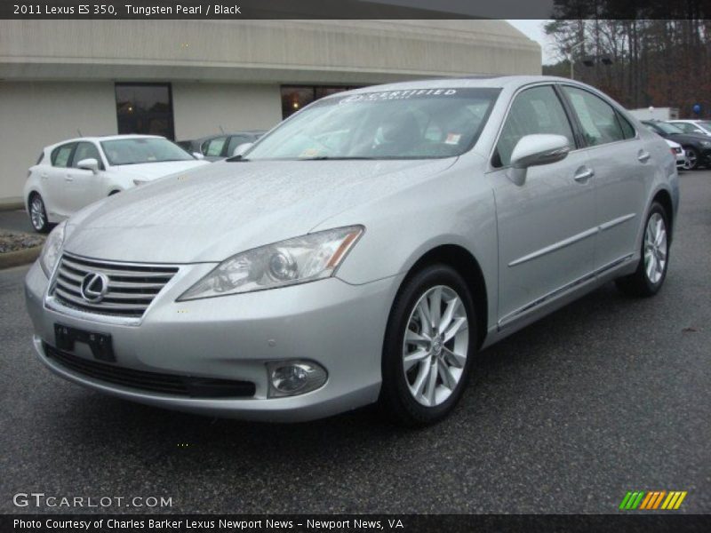 Tungsten Pearl / Black 2011 Lexus ES 350