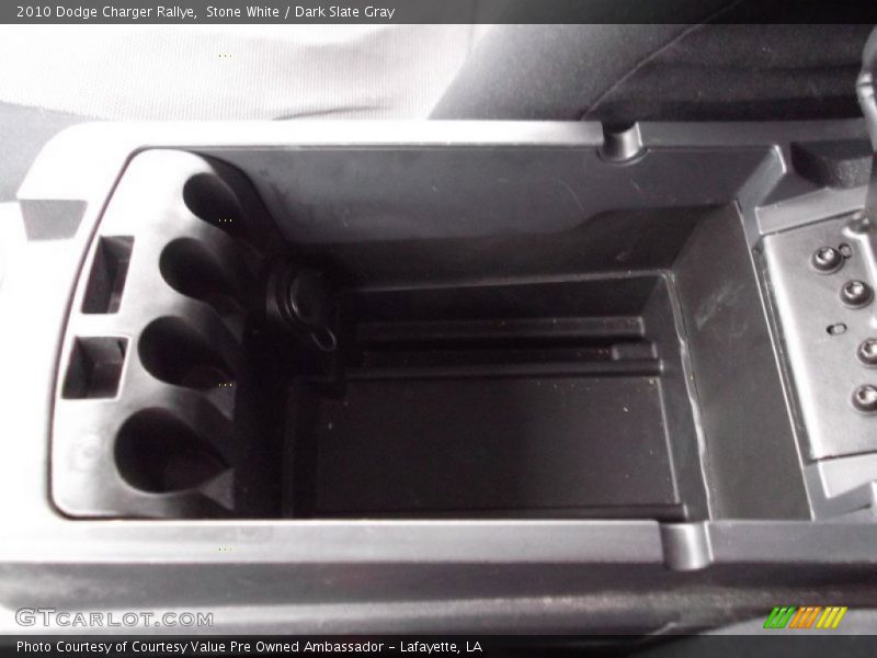 Stone White / Dark Slate Gray 2010 Dodge Charger Rallye