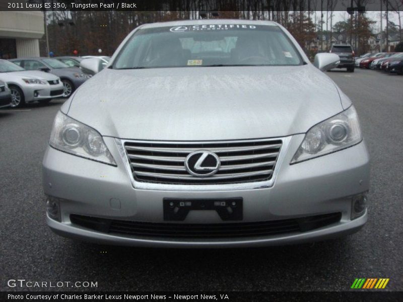 Tungsten Pearl / Black 2011 Lexus ES 350