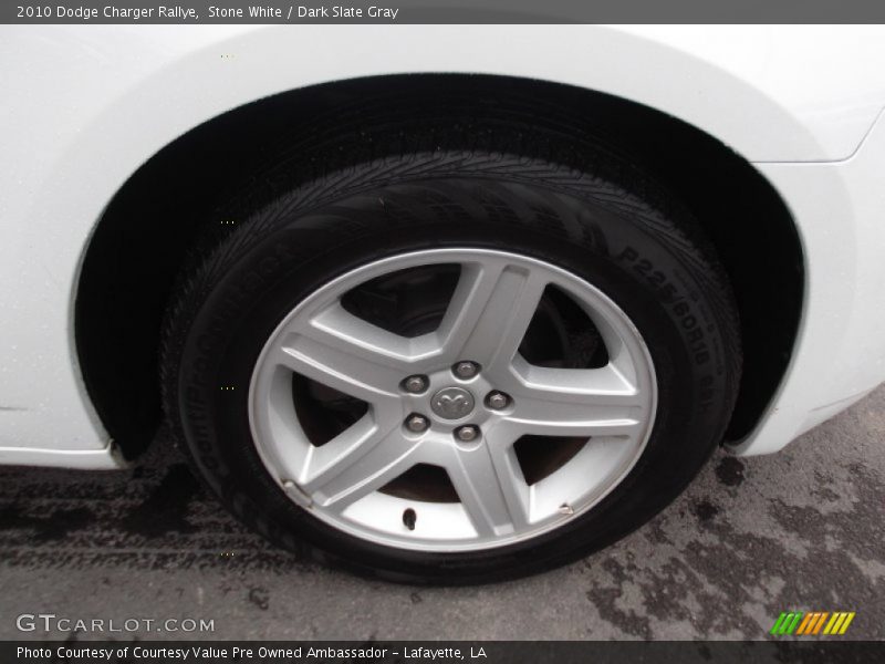 Stone White / Dark Slate Gray 2010 Dodge Charger Rallye