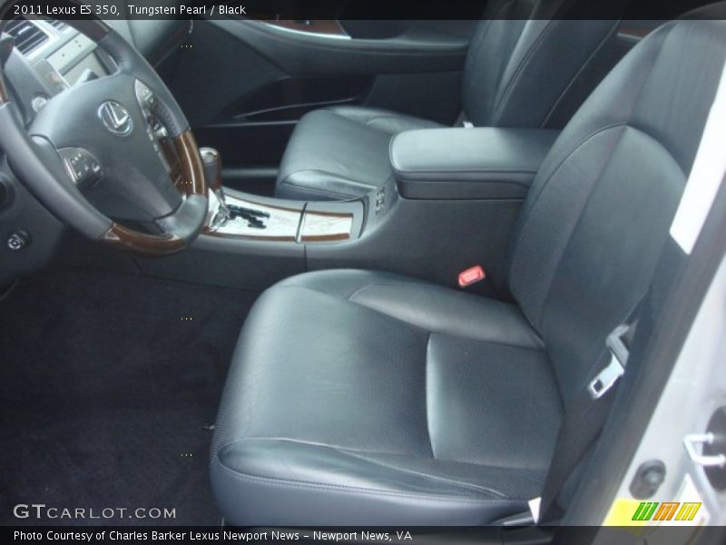 Tungsten Pearl / Black 2011 Lexus ES 350