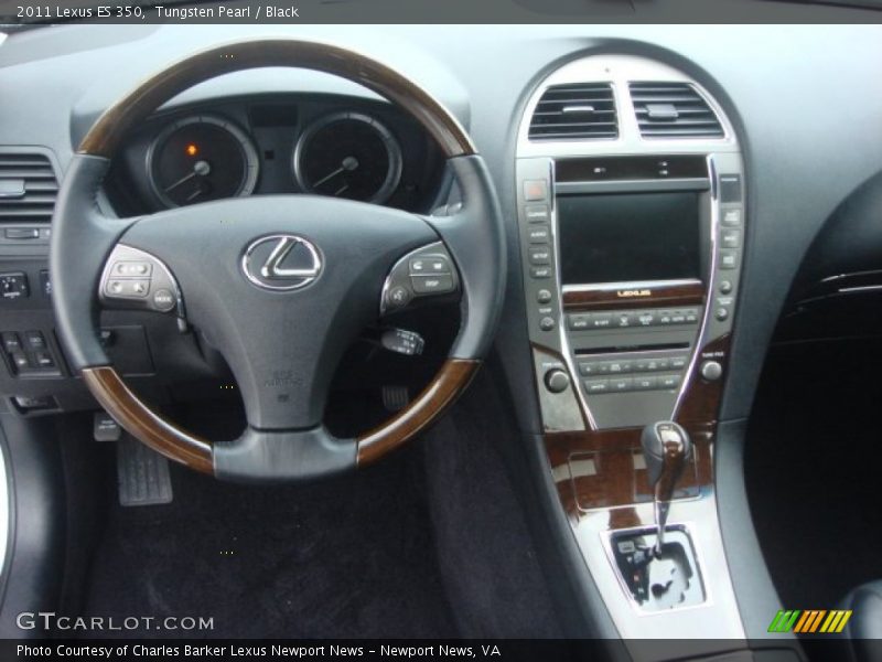 Tungsten Pearl / Black 2011 Lexus ES 350