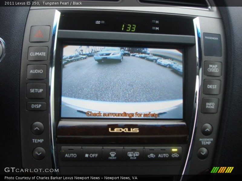 Tungsten Pearl / Black 2011 Lexus ES 350