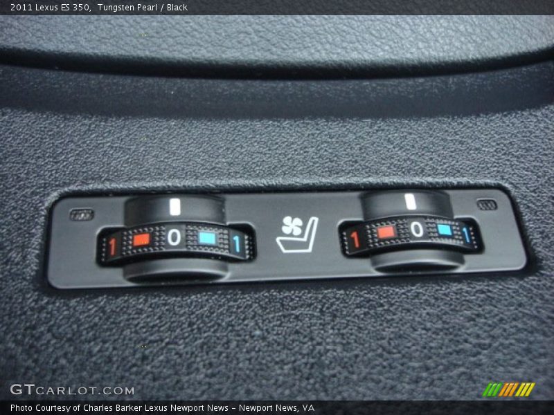Tungsten Pearl / Black 2011 Lexus ES 350