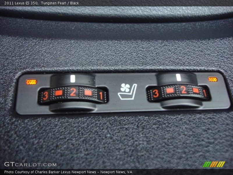 Tungsten Pearl / Black 2011 Lexus ES 350