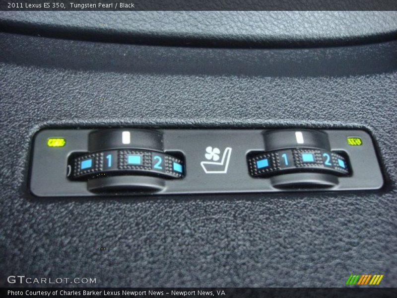 Tungsten Pearl / Black 2011 Lexus ES 350
