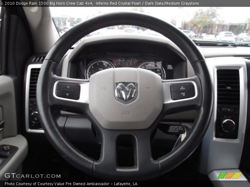 Inferno Red Crystal Pearl / Dark Slate/Medium Graystone 2010 Dodge Ram 1500 Big Horn Crew Cab 4x4