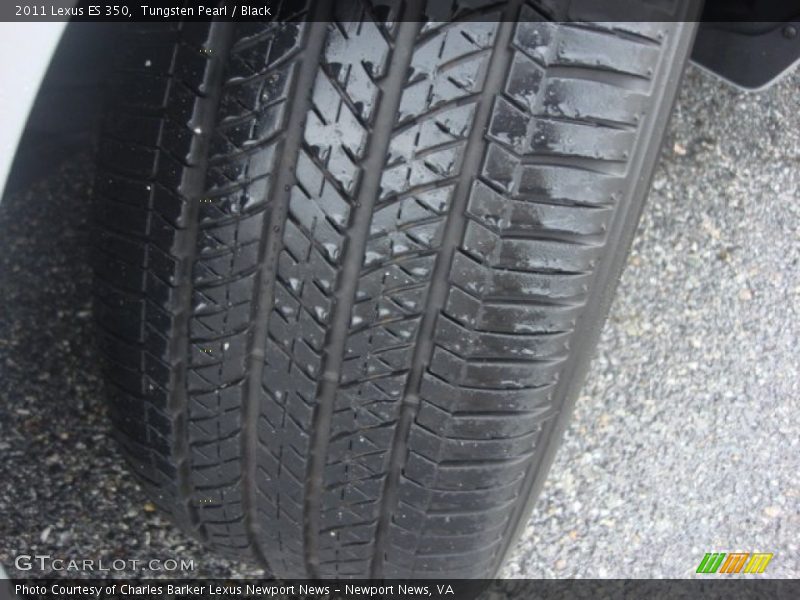 Tungsten Pearl / Black 2011 Lexus ES 350