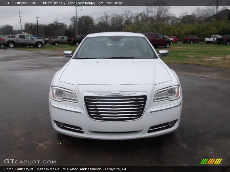 Bright White / Dark Frost Beige/Light Frost Beige 2012 Chrysler 300 C