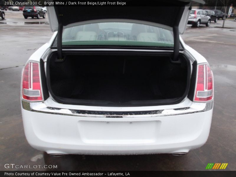 Bright White / Dark Frost Beige/Light Frost Beige 2012 Chrysler 300 C
