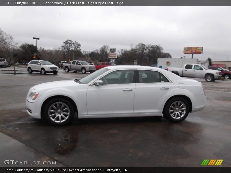Bright White / Dark Frost Beige/Light Frost Beige 2012 Chrysler 300 C