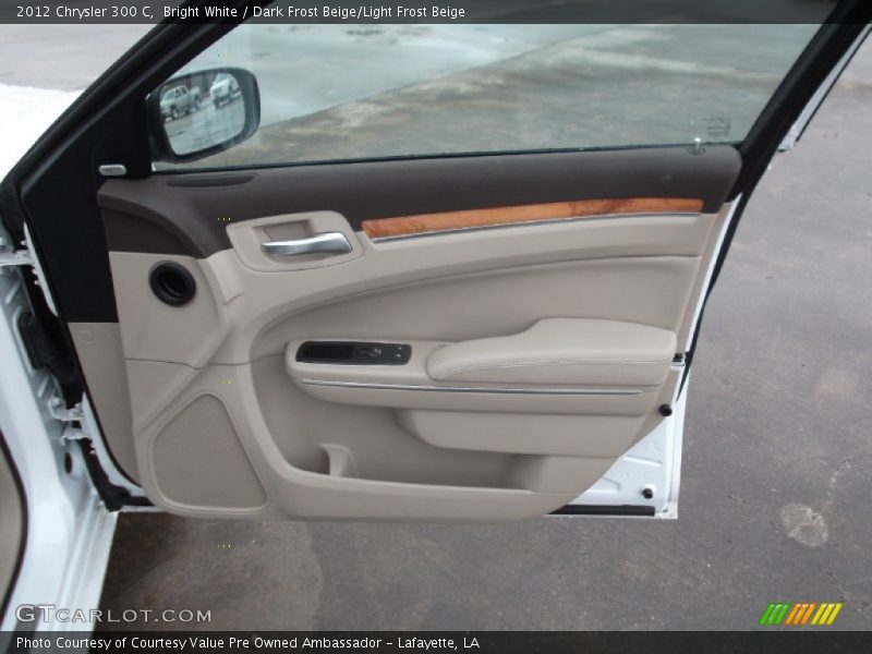Bright White / Dark Frost Beige/Light Frost Beige 2012 Chrysler 300 C