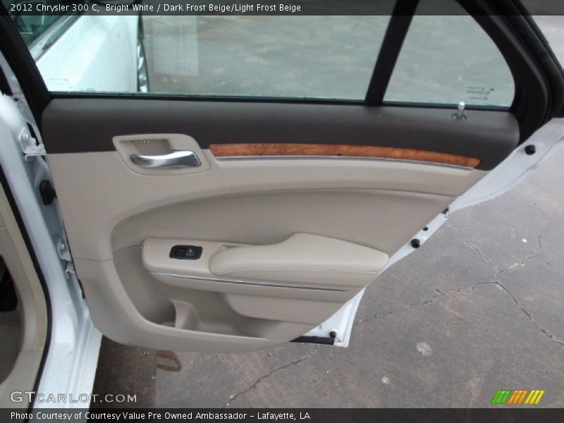 Bright White / Dark Frost Beige/Light Frost Beige 2012 Chrysler 300 C