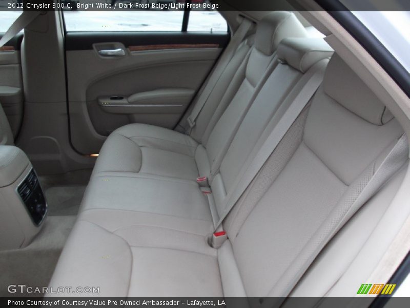 Bright White / Dark Frost Beige/Light Frost Beige 2012 Chrysler 300 C