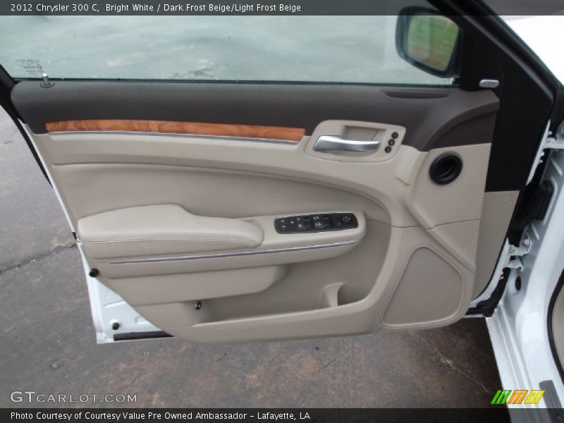 Bright White / Dark Frost Beige/Light Frost Beige 2012 Chrysler 300 C