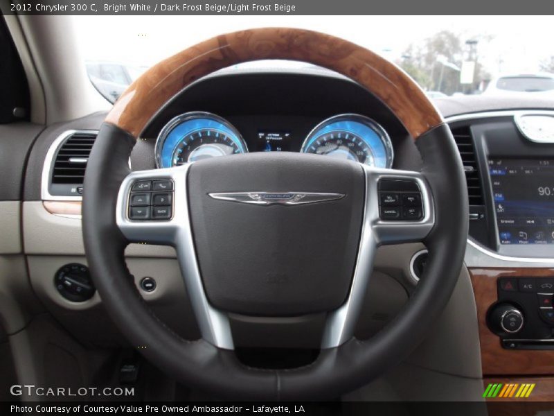 Bright White / Dark Frost Beige/Light Frost Beige 2012 Chrysler 300 C