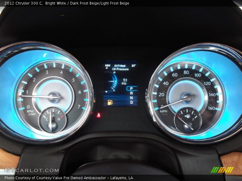 Bright White / Dark Frost Beige/Light Frost Beige 2012 Chrysler 300 C