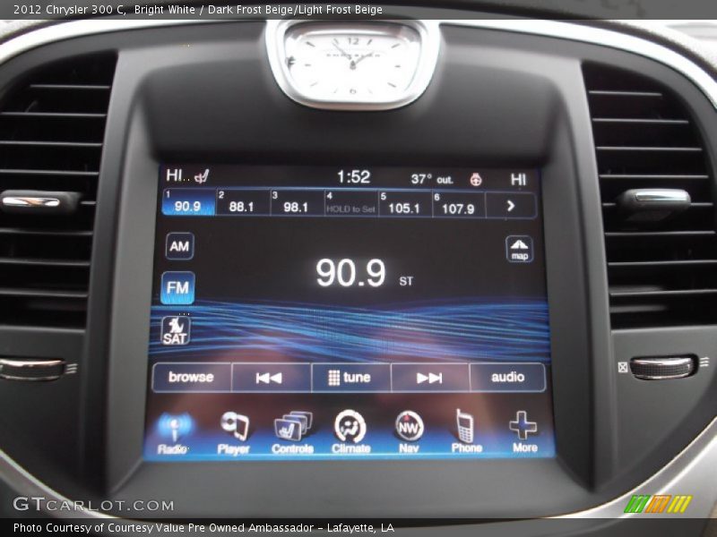 Bright White / Dark Frost Beige/Light Frost Beige 2012 Chrysler 300 C