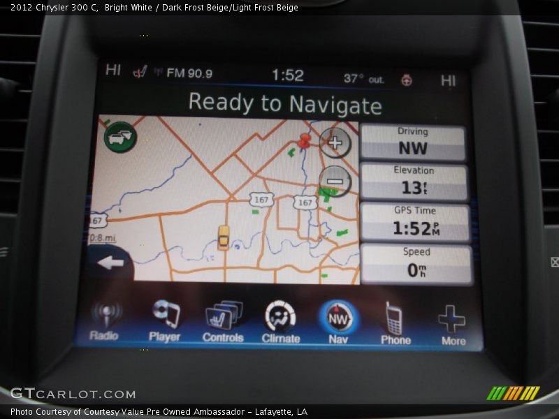 Bright White / Dark Frost Beige/Light Frost Beige 2012 Chrysler 300 C