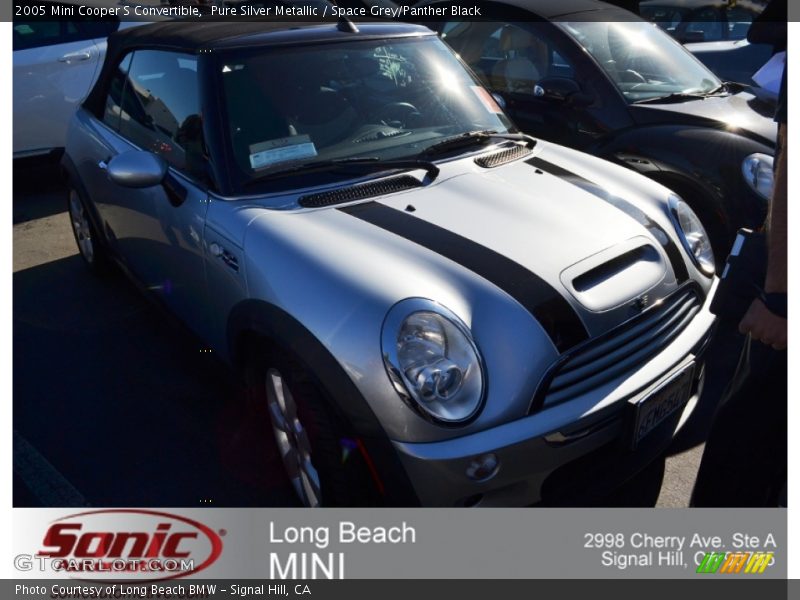 Pure Silver Metallic / Space Grey/Panther Black 2005 Mini Cooper S Convertible