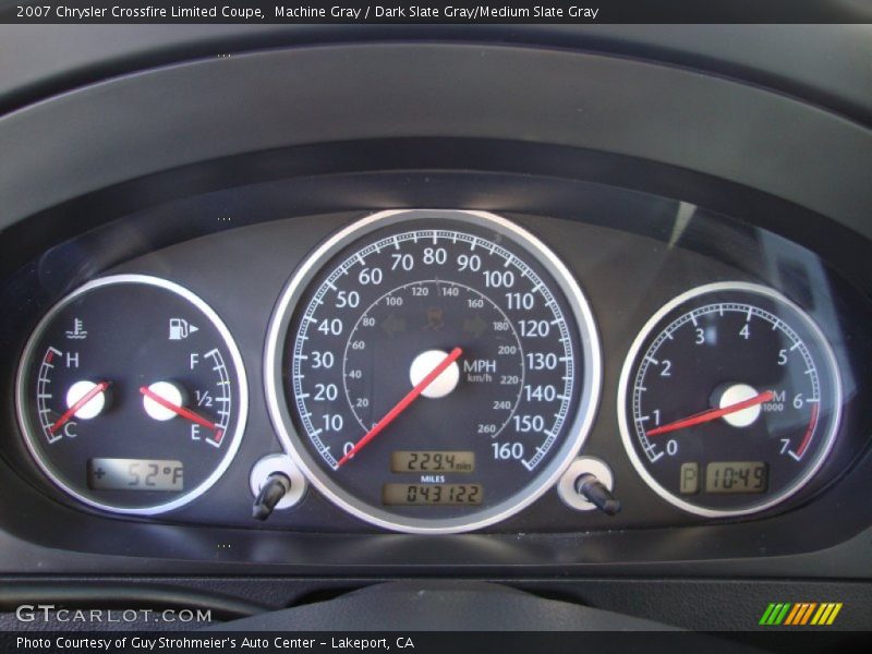 Machine Gray / Dark Slate Gray/Medium Slate Gray 2007 Chrysler Crossfire Limited Coupe