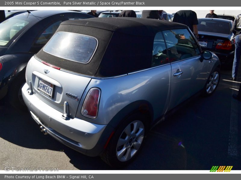 Pure Silver Metallic / Space Grey/Panther Black 2005 Mini Cooper S Convertible