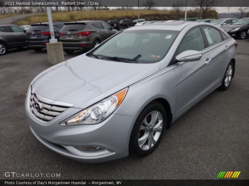 Radiant Silver / Gray 2011 Hyundai Sonata Limited