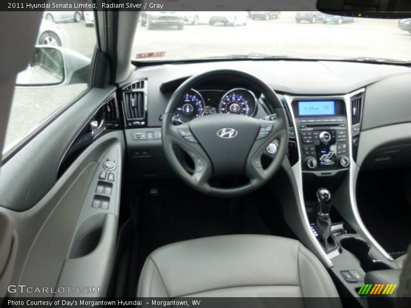 Radiant Silver / Gray 2011 Hyundai Sonata Limited