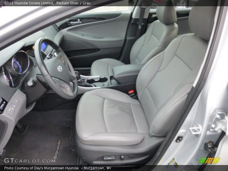 Radiant Silver / Gray 2011 Hyundai Sonata Limited