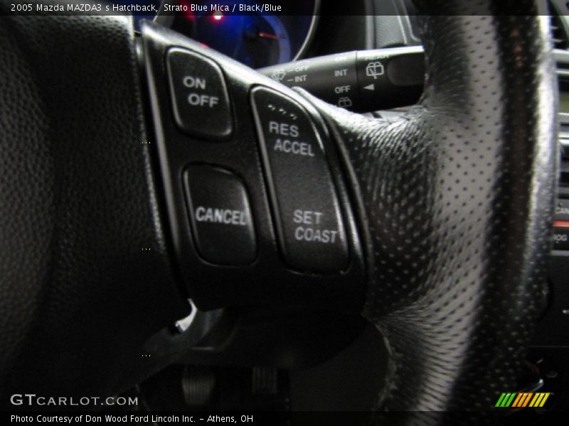 Strato Blue Mica / Black/Blue 2005 Mazda MAZDA3 s Hatchback