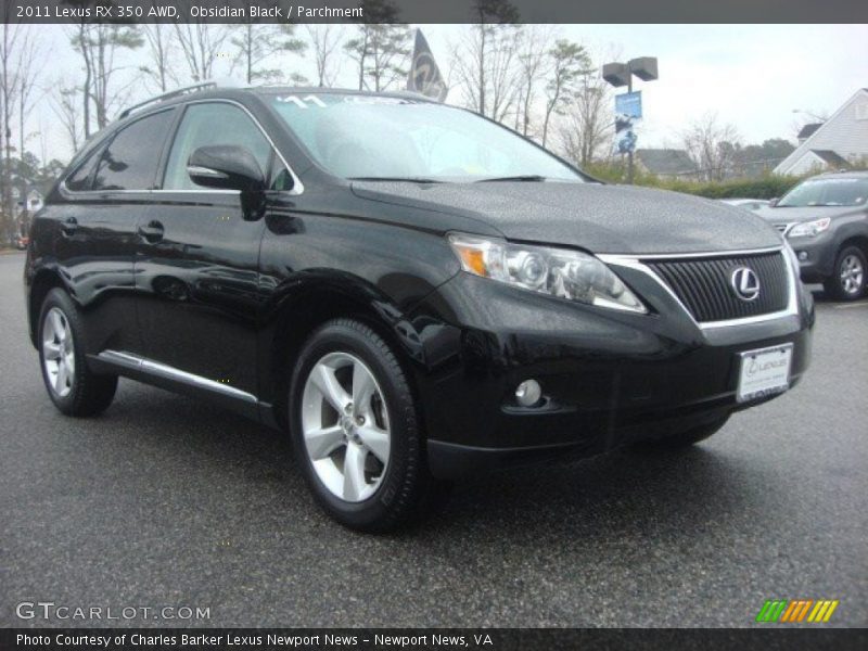 Obsidian Black / Parchment 2011 Lexus RX 350 AWD