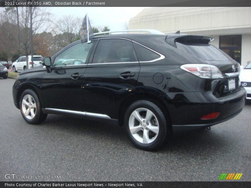 Obsidian Black / Parchment 2011 Lexus RX 350 AWD