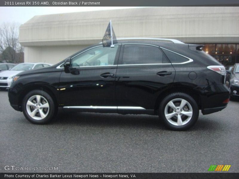 Obsidian Black / Parchment 2011 Lexus RX 350 AWD