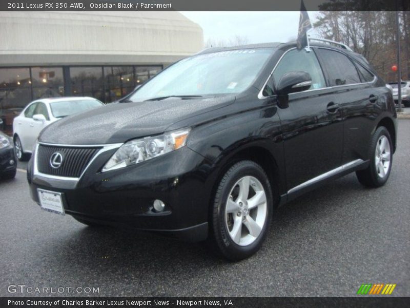 Obsidian Black / Parchment 2011 Lexus RX 350 AWD