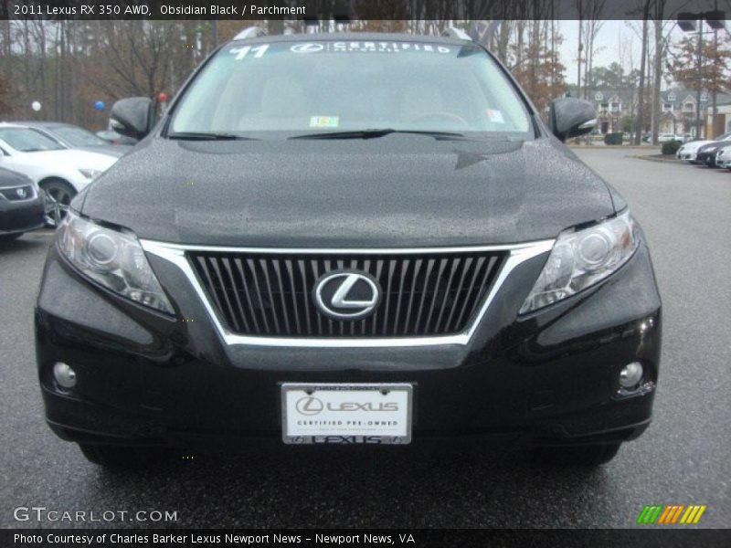 Obsidian Black / Parchment 2011 Lexus RX 350 AWD