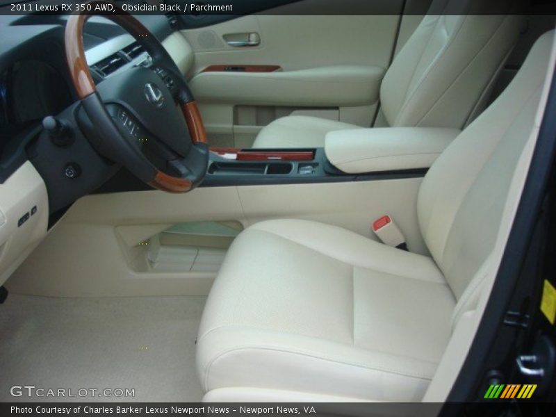Obsidian Black / Parchment 2011 Lexus RX 350 AWD