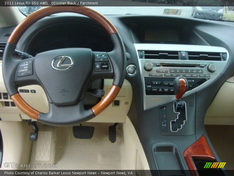 Obsidian Black / Parchment 2011 Lexus RX 350 AWD