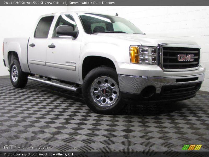 Summit White / Dark Titanium 2011 GMC Sierra 1500 SL Crew Cab 4x4