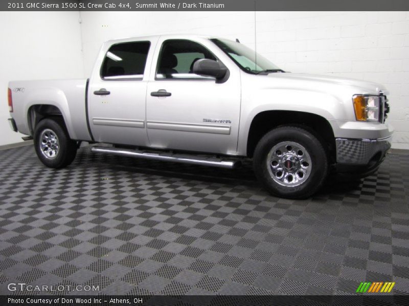 Summit White / Dark Titanium 2011 GMC Sierra 1500 SL Crew Cab 4x4