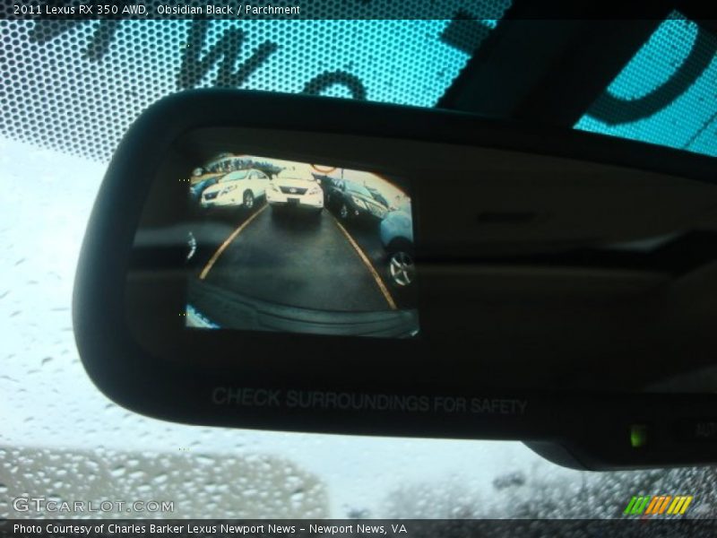 Obsidian Black / Parchment 2011 Lexus RX 350 AWD