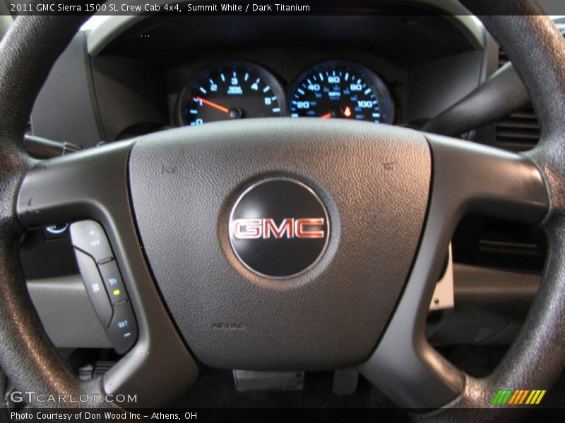 Summit White / Dark Titanium 2011 GMC Sierra 1500 SL Crew Cab 4x4
